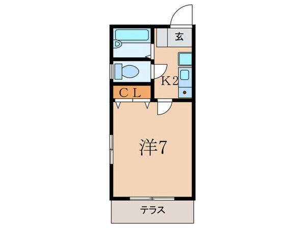 エクシヴ西園町の物件間取画像